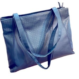 Valerie Barad Navy Blue Shoulder Bag